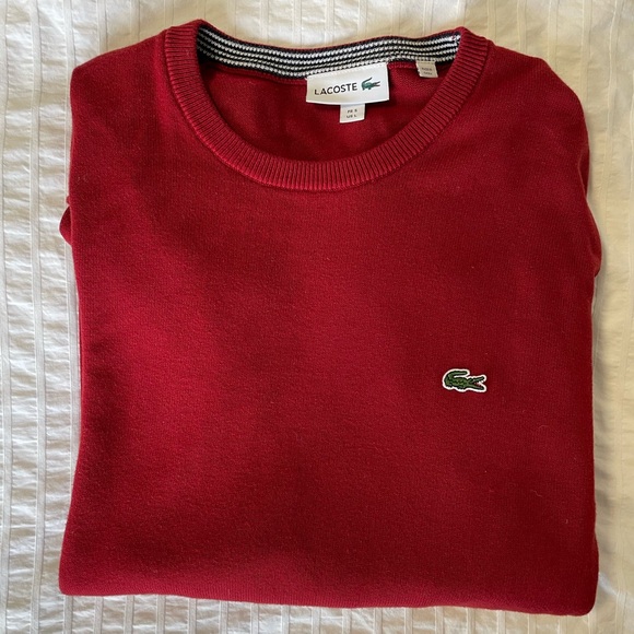 Lacoste Crew Neck Sweater - Picture 1 of 8